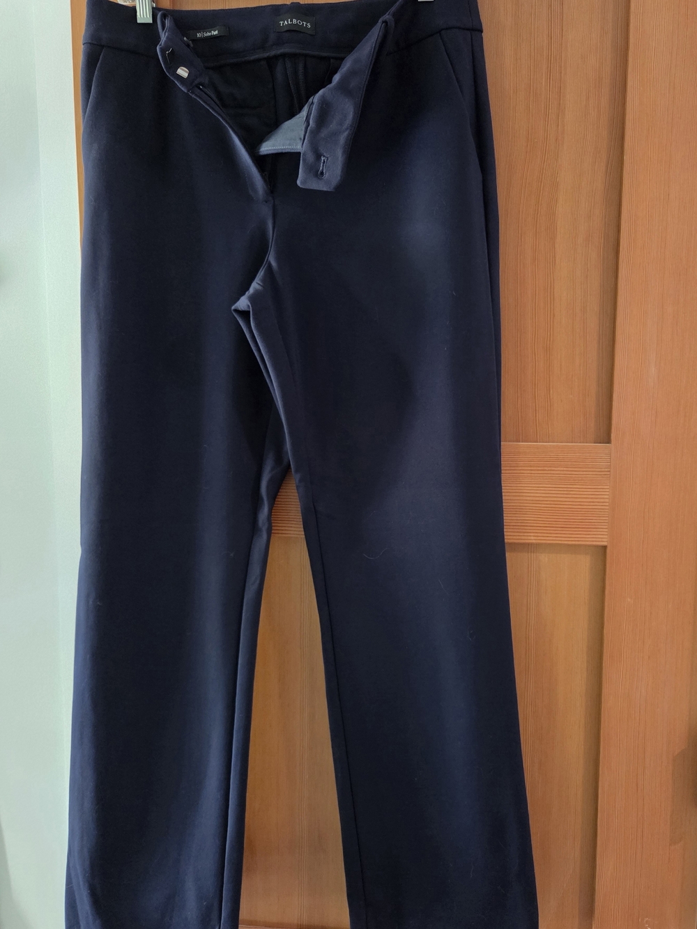 Talbots Soho Navy Stretch Dress Pants